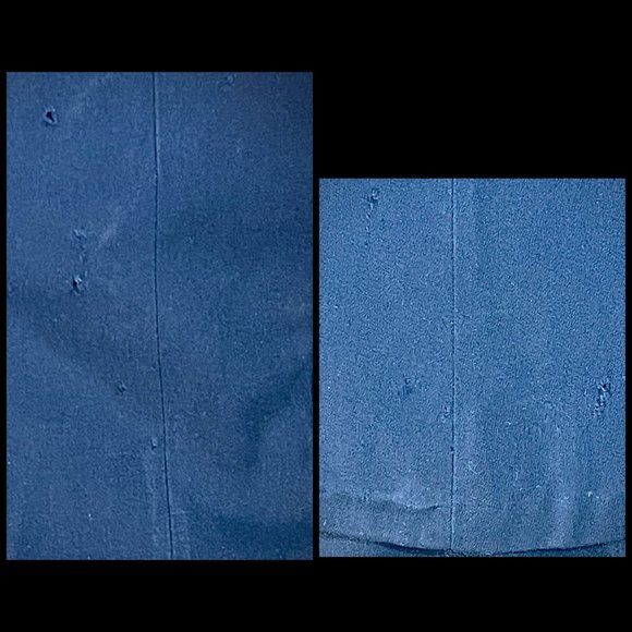 ▪️VTG▪️FORSTMANN▪️1940's 1950's 2-Piece Navy Blue Tailored Wool Skirt Suit - Picture 12 of 15